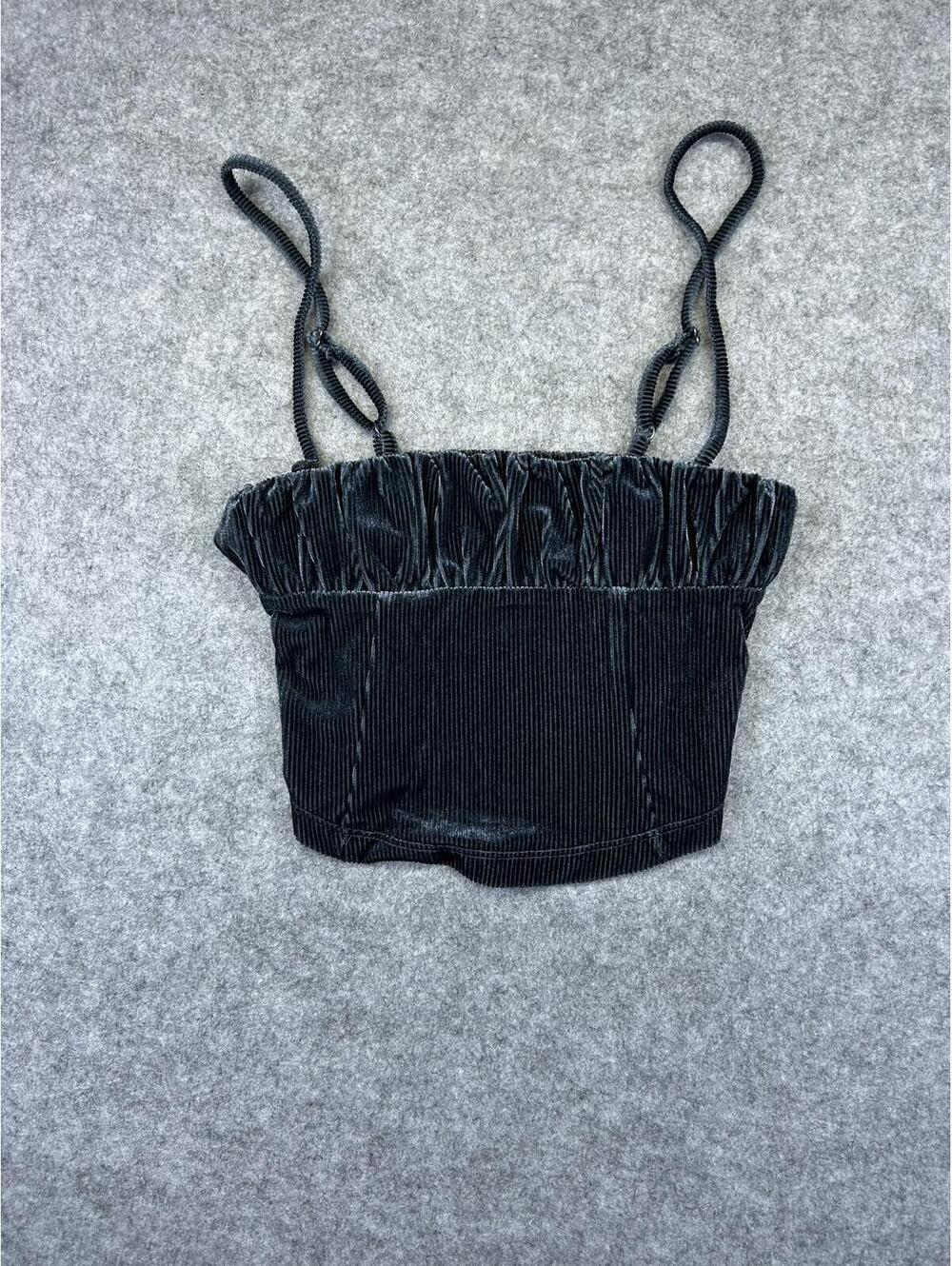 Velvet Bandeau Bralette Going Out Velour Urban Outfitters Size XS NWOT - Picture 1 of 5
